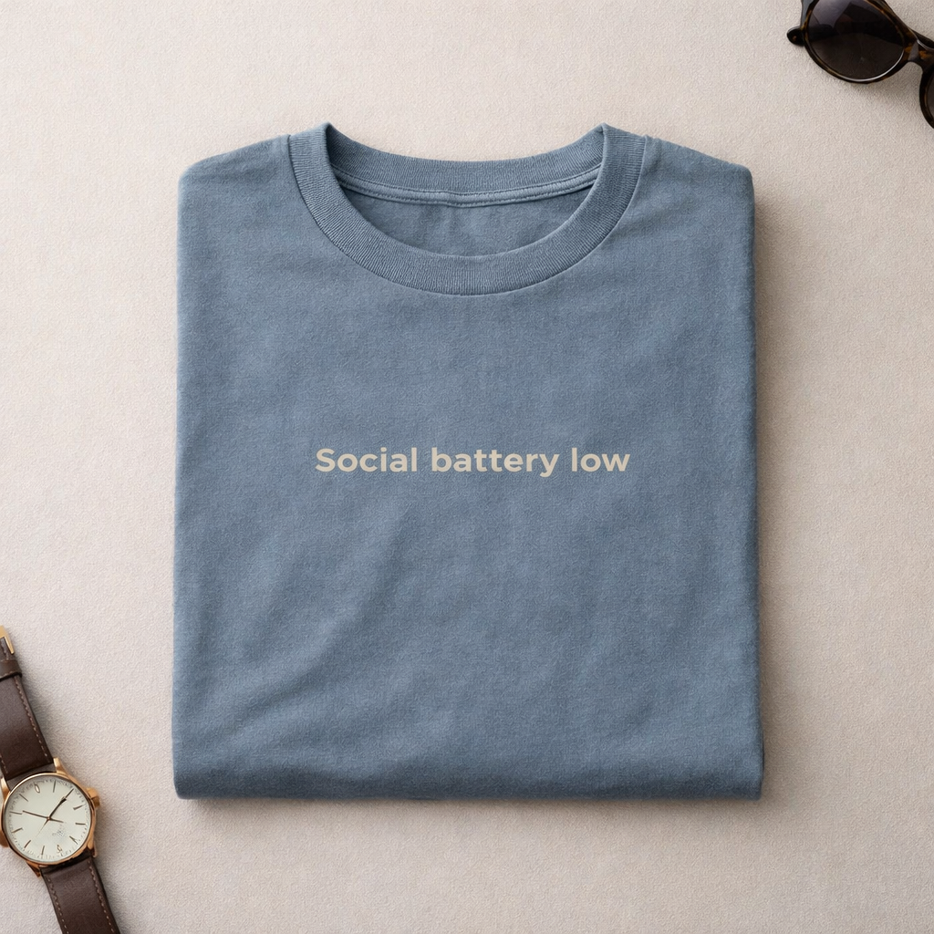 Social Battery Low T-Shirt