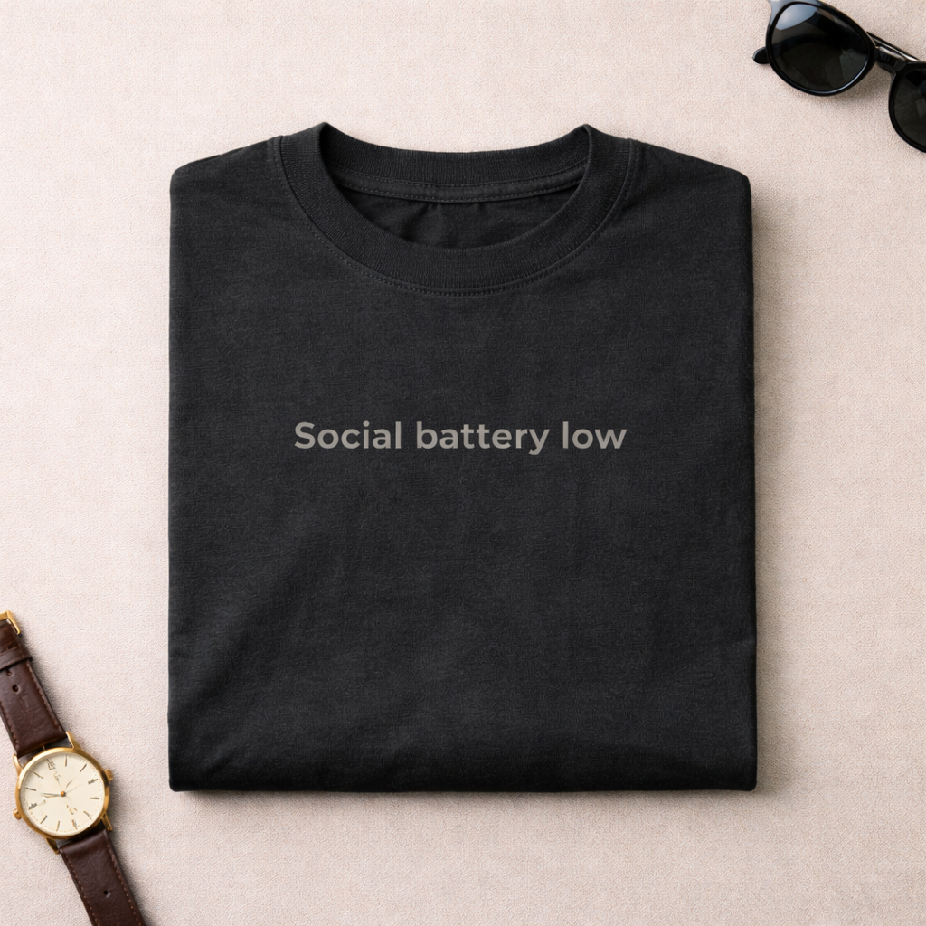 Social Battery Low T-Shirt