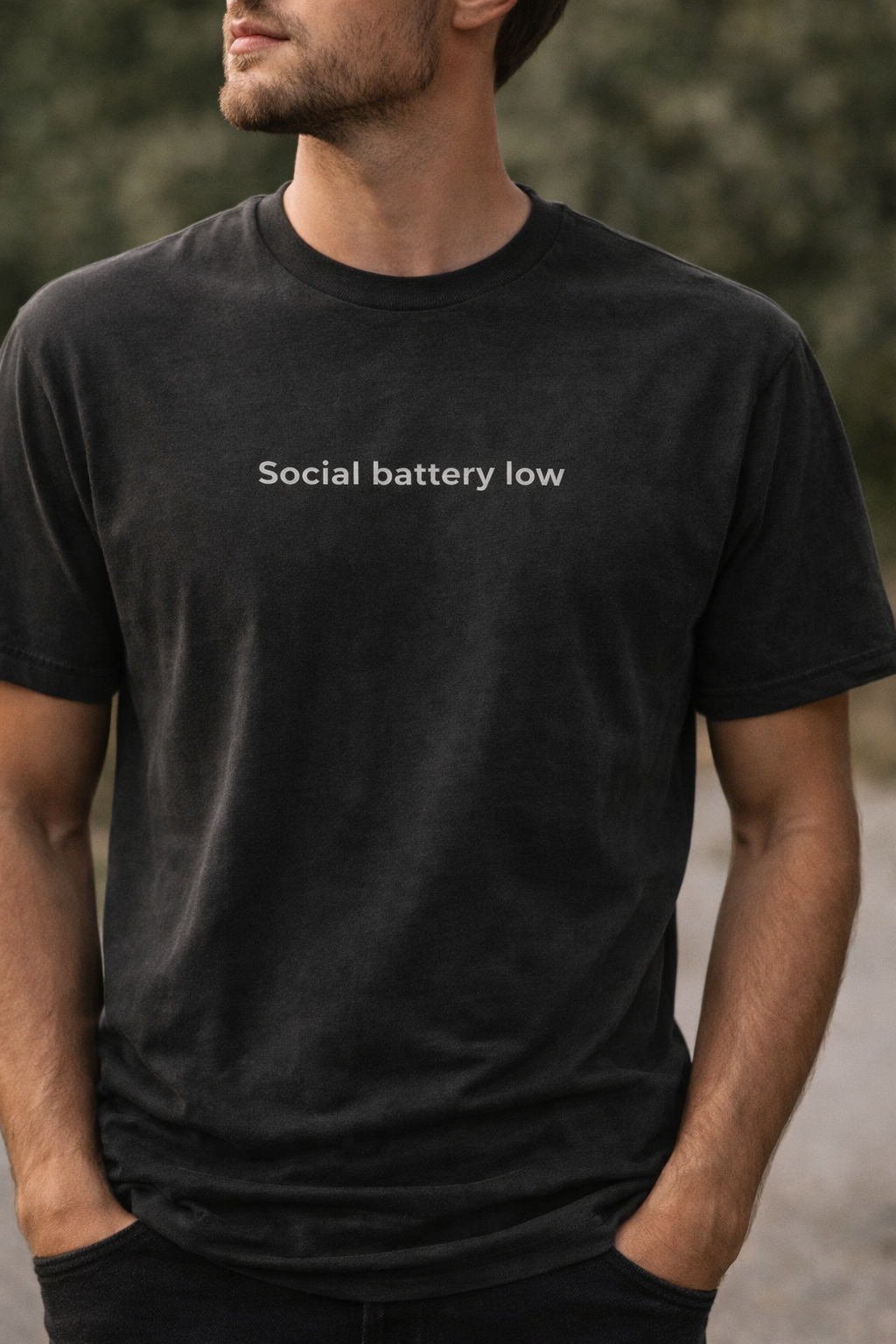 Social Battery Low T-Shirt