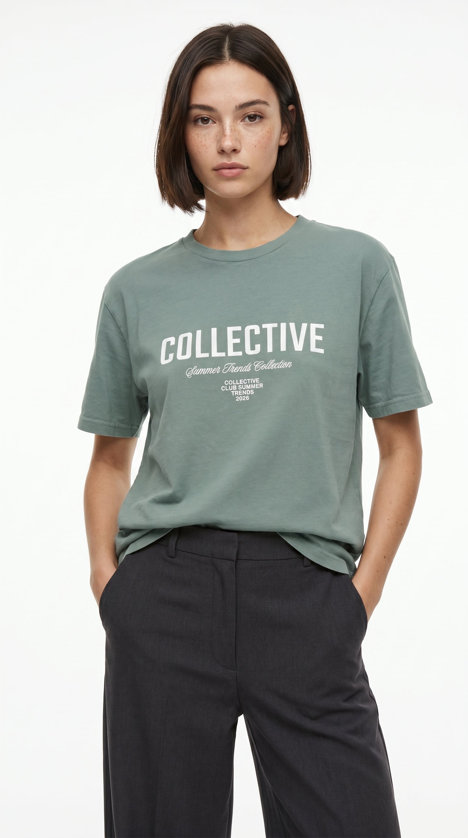Collective Unisex Garment Dyed Vintage T-Shirt