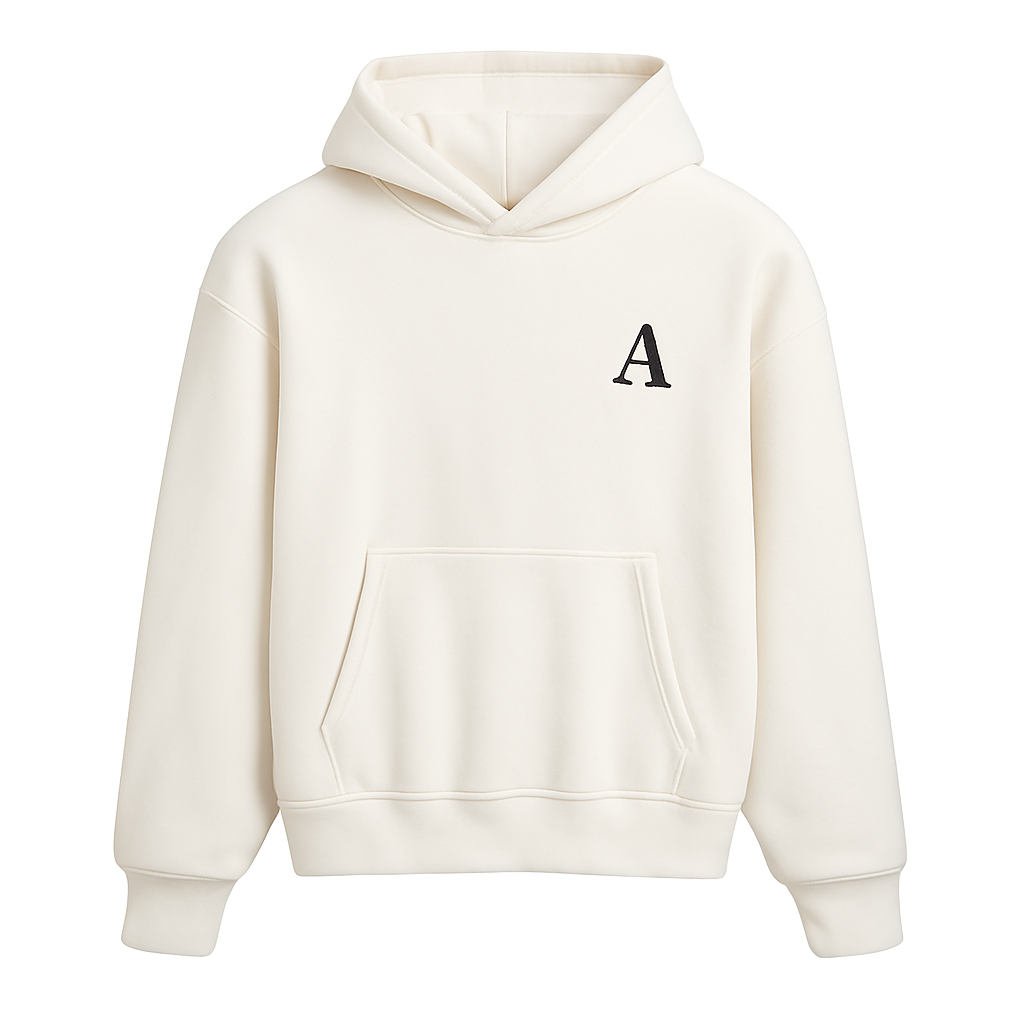 Imarr Collection Unisex Hoodie – 100% Cotton Fleece Lined Sweatshirt, Heavyweight Pullover with Pocket, Cropped Fit, Everyday Casual Wear