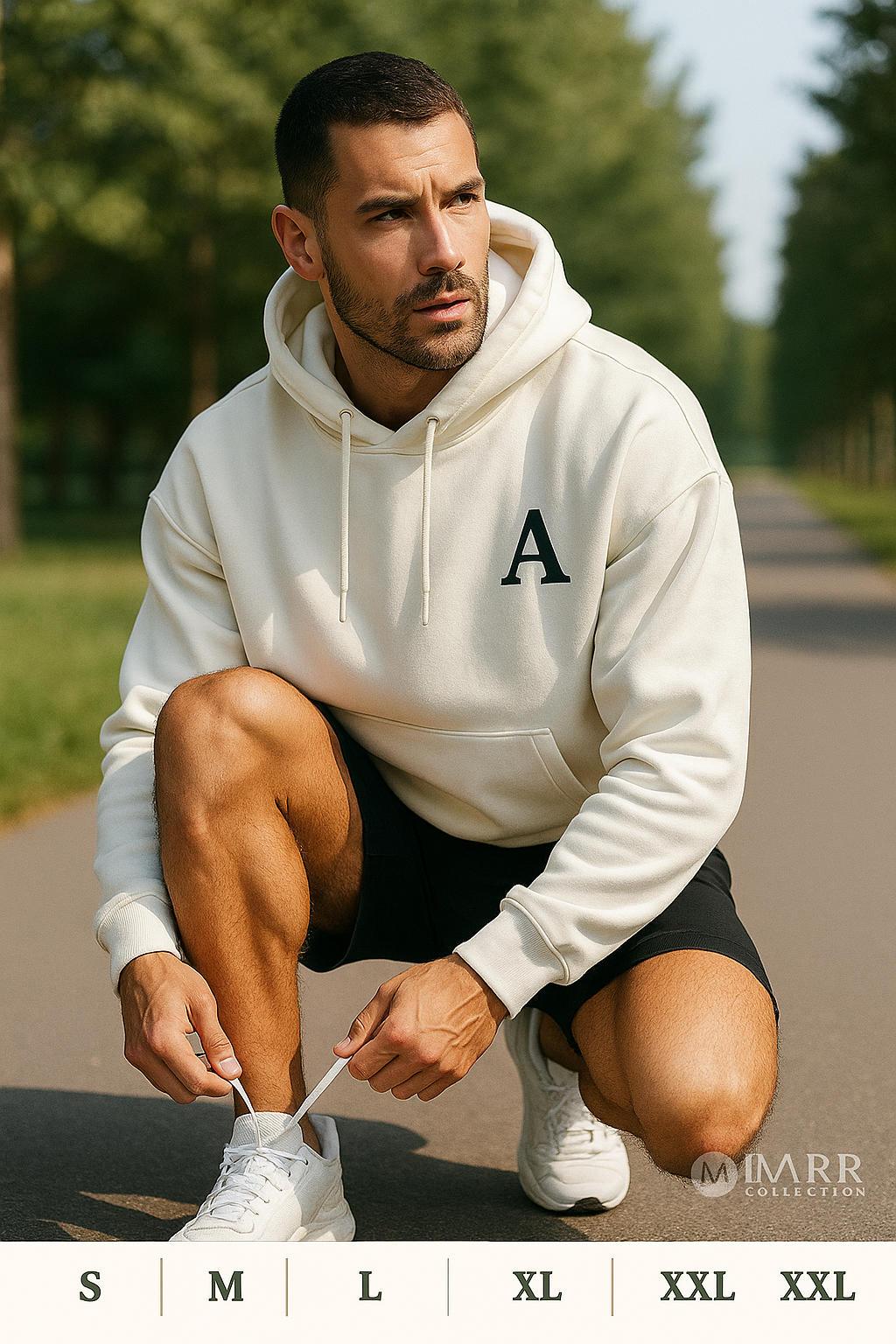 Imarr Collection Unisex Hoodie – 100% Cotton Fleece Lined Sweatshirt, Heavyweight Pullover with Pocket, Cropped Fit, Everyday Casual Wear