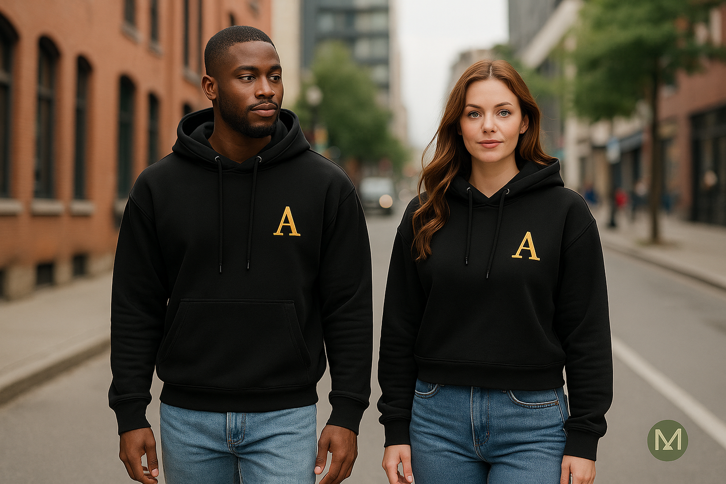 Imarr Collection Unisex Hoodie – 100% Cotton Fleece Lined Sweatshirt, Heavyweight Pullover with Pocket, Cropped Fit, Everyday Casual Wear