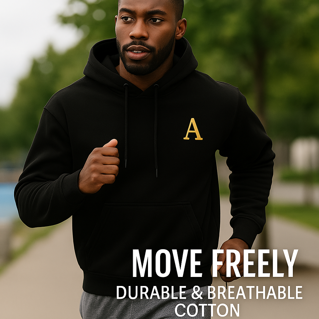 Imarr Collection Unisex Hoodie – 100% Cotton Fleece Lined Sweatshirt, Heavyweight Pullover with Pocket, Cropped Fit, Everyday Casual Wear