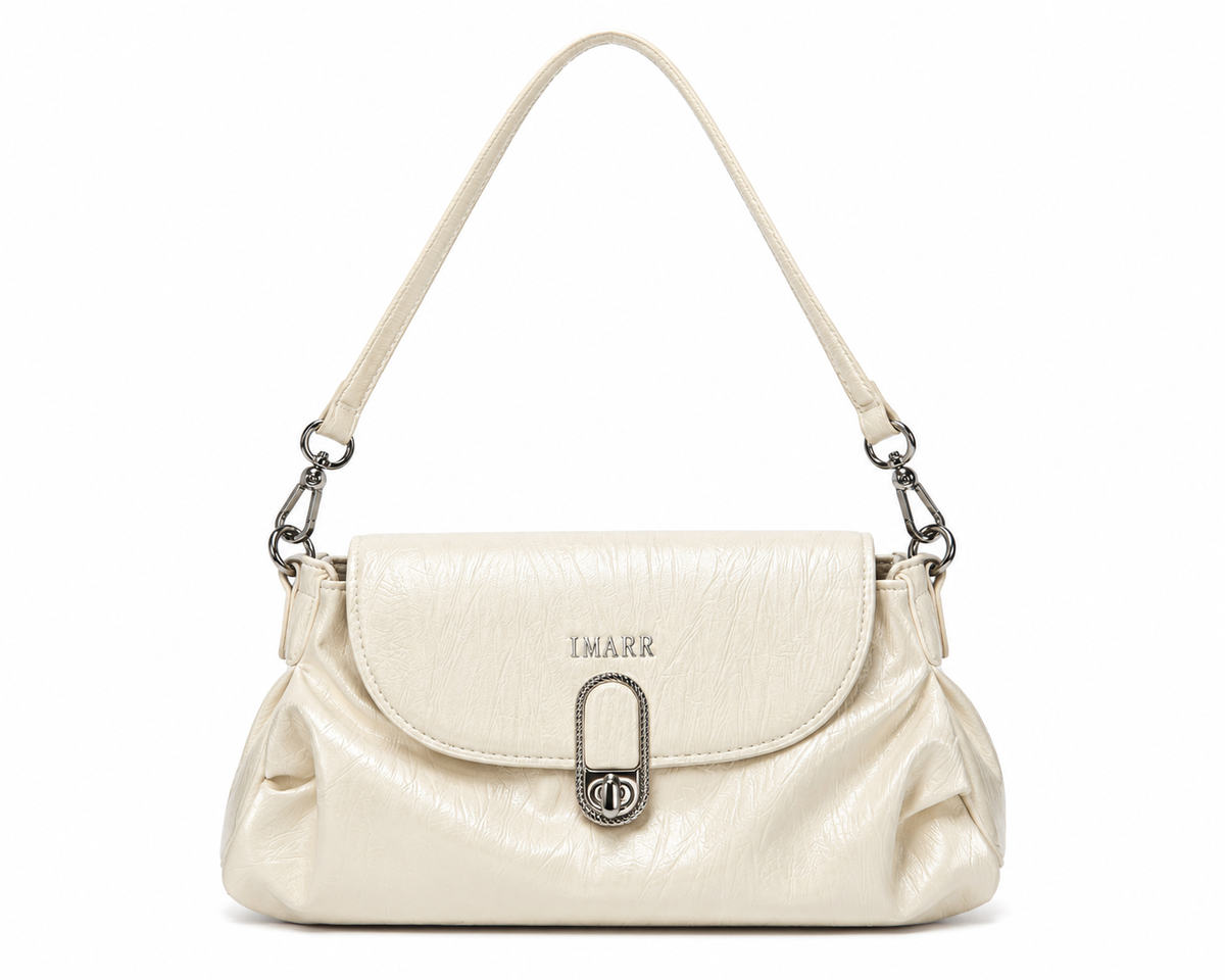 Soft Saddle Luxe Vegan Leather Shoulder Bag